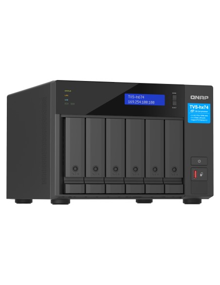 TVS-H674 NAS Torre Ethernet Negro i5-12400