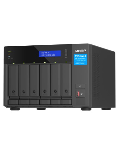 TVS-H674 NAS Torre Ethernet Negro i5-12400