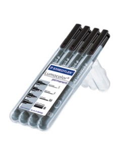 31-9WP4GS marcador permanente Negro 4 pieza(s)