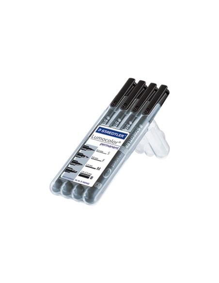 31-9WP4GS marcador permanente Negro 4 pieza(s)