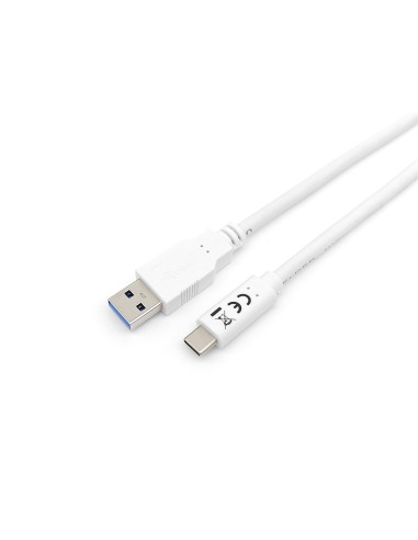 128364 cable USB 1 m USB 3.2 Gen 1 (3.1 Gen 1) USB A USB C Blanco