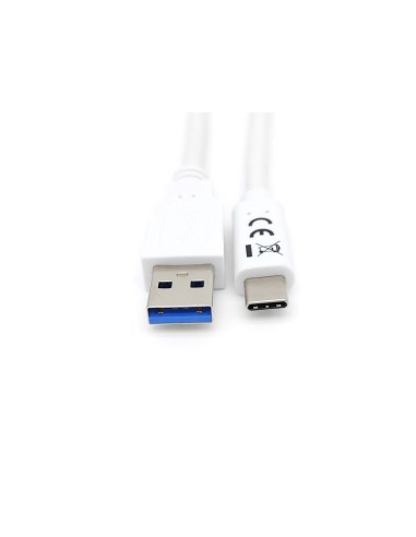 128364 cable USB 1 m USB 3.2 Gen 1 (3.1 Gen 1) USB A USB C Blanco