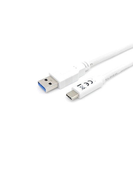 128364 cable USB 1 m USB 3.2 Gen 1 (3.1 Gen 1) USB A USB C Blanco