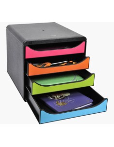 310498D cajonera para oficina Negro