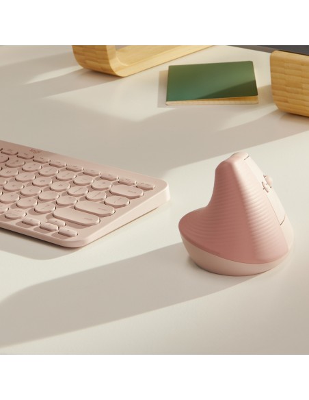 Lift ratón mano derecha RF Wireless + Bluetooth Óptico 4000 DPI Lift ratón mano derecha RF Wireless + Bluetooth Óptico 4000 DPI