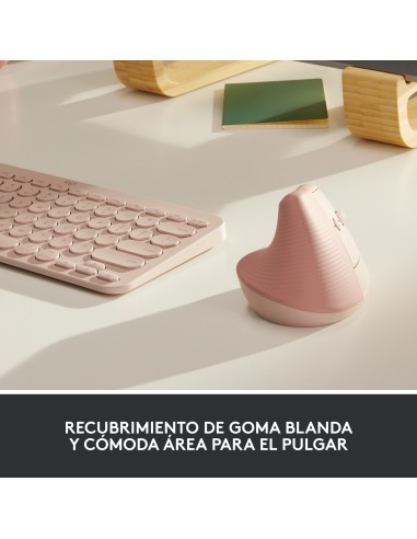 Lift ratón mano derecha RF Wireless + Bluetooth Óptico 4000 DPI