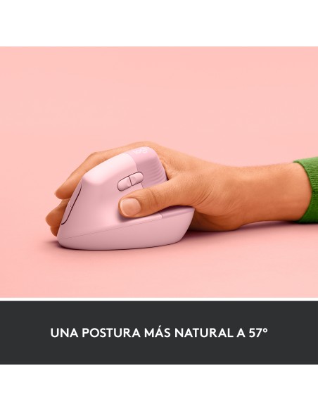 Lift ratón mano derecha RF Wireless + Bluetooth Óptico 4000 DPI Lift ratón mano derecha RF Wireless + Bluetooth Óptico 4000 DPI