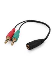 CCA-418 cable de audio 0,2 m 3,5mm 2 x 3.5mm Negro, Verde, Rojo