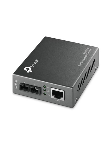 MC110CS convertidor de medio 100 Mbit/s 1310 nm Monomodo Negro