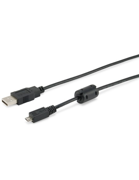128596 cable USB 1 m USB 2.0 USB A Micro-USB B Negro
