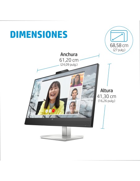 E-Series E27m G4 pantalla para PC 68,6 cm (27") 2560 x 1440 Pixeles Quad HD Negro