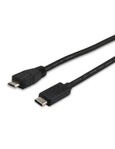 12888407 cable USB 1 m USB 2.0 Micro-USB B USB C Negro