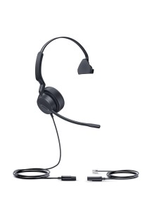YHS36 E2 Mono Headset Auriculares Alámbrico Diadema Oficina/Centro de llamadas Negro