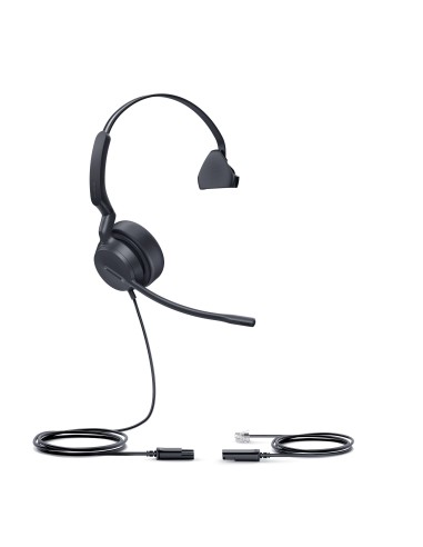 YHS36 E2 Mono Headset Auriculares Alámbrico Diadema Oficina/Centro de llamadas Negro