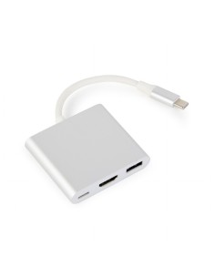 A-CM-HDMIF-02-SV Adaptador gráfico USB Plata
