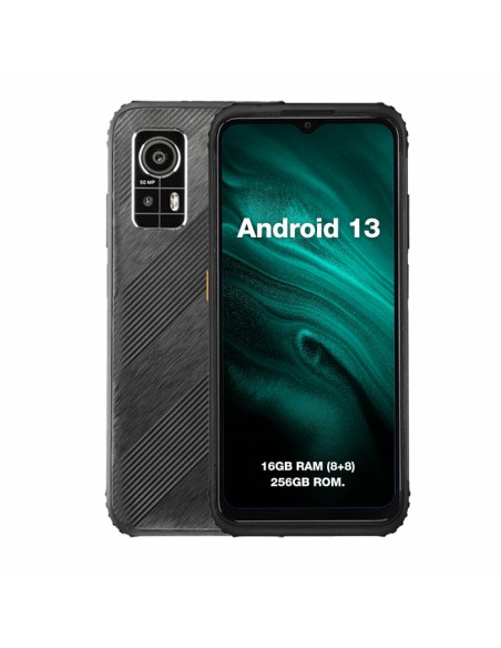H6 EU001B smartphones 16,7 cm (6.56") Ranura híbrida Dual SIM Android 13 4G USB Tipo C 8 GB 256 GB 4900 mAh Negro