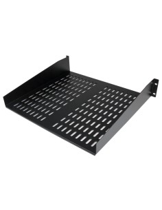 Estante Bandeja Ventilado Cantilever para Armario Rack de Servidores 2U Profundidad Fija - 22kg 2