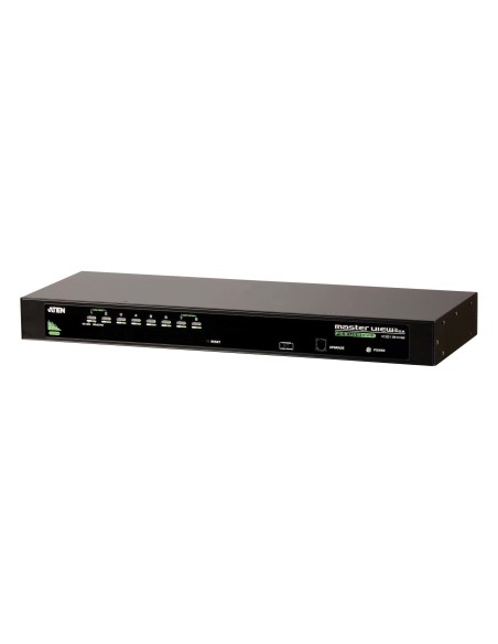 CS1308 interruptor KVM Montaje en rack Negro