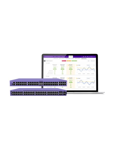 4220-48P-4X switch Gestionado L2/L3 Gigabit Ethernet (10/100/1000) Energía sobre Ethernet (PoE) 1U Púrpura