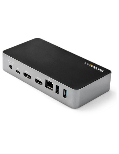Docking Station USB-C - Replicador de Puertos USB Tipo C de 2 Puertos HDMI para Dos Monitores - Entrega de Alimentación PD de 6