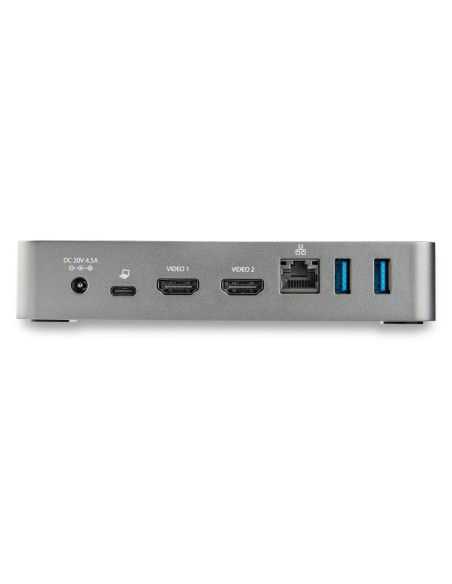 Docking Station USB-C - Replicador de Puertos USB Tipo C de 2 Puertos HDMI para Dos Monitores - Entrega de Alimentación PD de 6