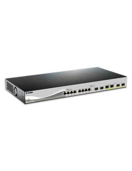 DXS-1210-12TC switch Gestionado L2 10G Ethernet (100/1000/10000) 1U Negro, Plata