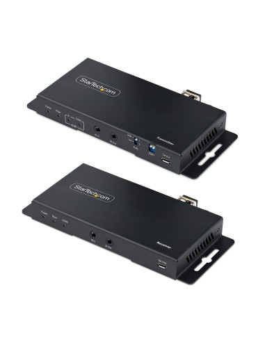 Juego Extensor de HDMI 4K por Fibra - 4K a 60Hz hasta 1km (Monomodo) o 330m (Multimodo) - Fibra Óptica LC - HDR - HDCP - Alarga