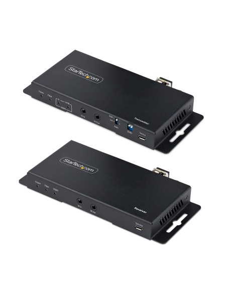 Juego Extensor de HDMI 4K por Fibra - 4K a 60Hz hasta 1km (Monomodo) o 330m (Multimodo) - Fibra Óptica LC - HDR - HDCP - Alarga