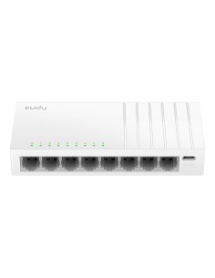8-Port Gigabit Switch with USB-C Power Input, GS108U 2.0 No administrado Gigabit Ethernet (10/100/1000) Blanco