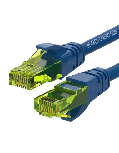 WPC-PAT-6AU005B cable de red Azul 0,5 m Cat6a U/UTP (UTP)