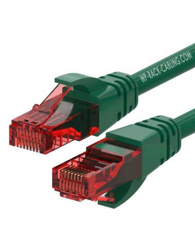 WPC-PAT-6U002G cable de red Negro, Verde 0,2 m Cat6 U/UTP (UTP)