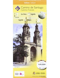 Camino de Santiago Hoja 4 etapas 7 8 9 10