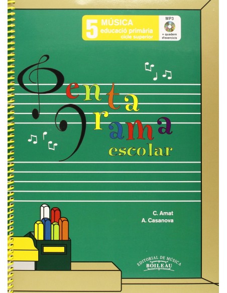 Pentagrama escolar 5 educacio primaria cicle superior