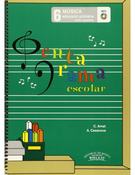 Pentagrama escolar 6 educacio primaria cicle superior