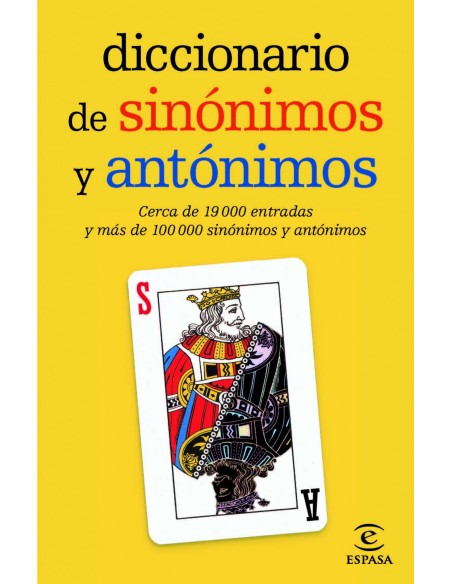 Diccionario de sinonimos y antonimos