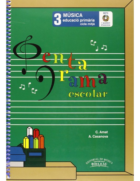 Pentagrama escolar 3 quadern d exercices