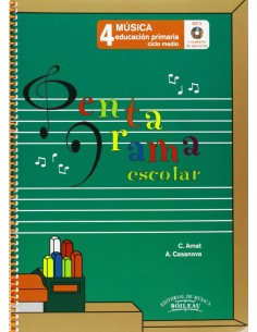 Pentagrama escolar 4 ciclo medio