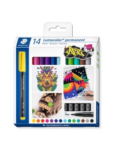 Lumocolor 317 C14 marcador permanente Surtido Colores surtidos 14 pieza(s)