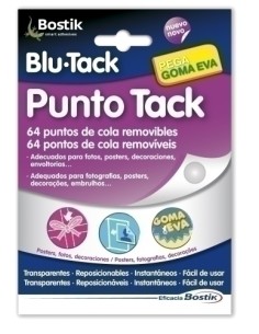 Puntos Adhesivos Blu-Tack Punto Tack (64) 1693 Pack 12 Unid