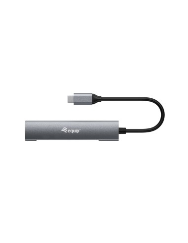 128963 hub de interfaz USB 3.2 Gen 1 (3.1 Gen 1) Type-C 5000 Mbit/s Negro, Plata