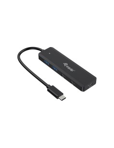 128964 hub de interfaz USB 3.2 Gen 1 (3.1 Gen 1) Type-C 5000 Mbit/s Negro