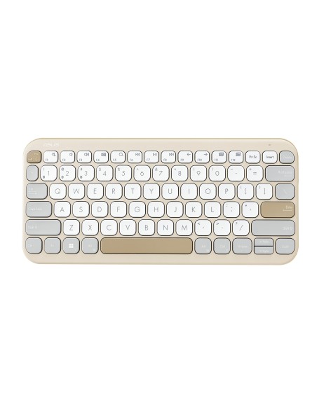 Marshmallow Keyboard KW100 teclado Hogar Bluetooth QWERTY Español Beige