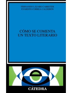 COMO SE COMENTA TEXTO LITERARIOCRITICA Y ESTUDIOS LITERA