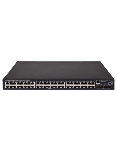 FlexNetwork 5130 48G PoE+ 4SFP+ (370W) EI Gestionado L3 Gigabit Ethernet (10/100/1000) Energía sobre Ethernet (PoE) 1U Negro