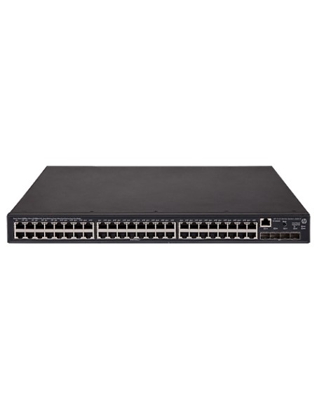 FlexNetwork 5130 48G PoE+ 4SFP+ (370W) EI Gestionado L3 Gigabit Ethernet (10/100/1000) Energía sobre Ethernet (PoE) 1U Negro