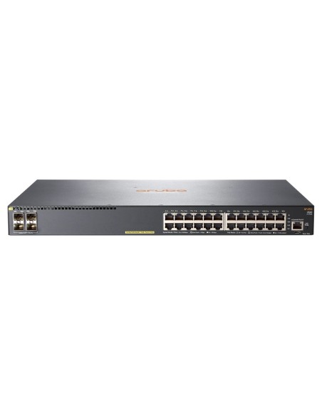 Aruba Networking Aruba 2540 24G PoE+ 4SFP+ Gestionado L2 Gigabit Ethernet (10/100/1000) Energía sobre Ethernet (PoE) 1U Gris