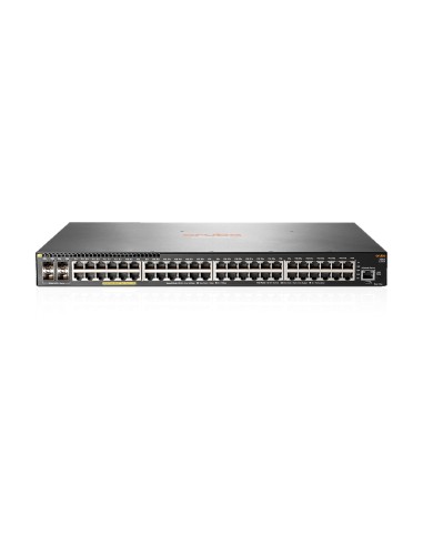 Aruba Networking 2540 48G PoE+ 4SFP+ Gestionado L2 Gigabit Ethernet (10/100/1000) Energía sobre Ethernet (PoE) 1U Gris