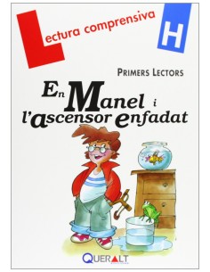 En Manel i l ascensor enfadat