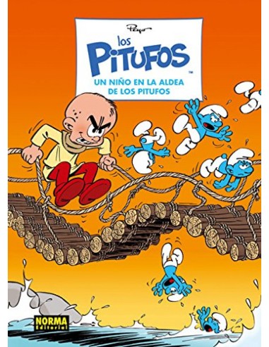 Pitufos 26 Un Nino En La Aldea
