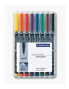 318 WP8 marcador permanente Negro, Azul, Marrón, Verde, Naranja, Rojo, Violeta, Amarillo 8 pieza(s)